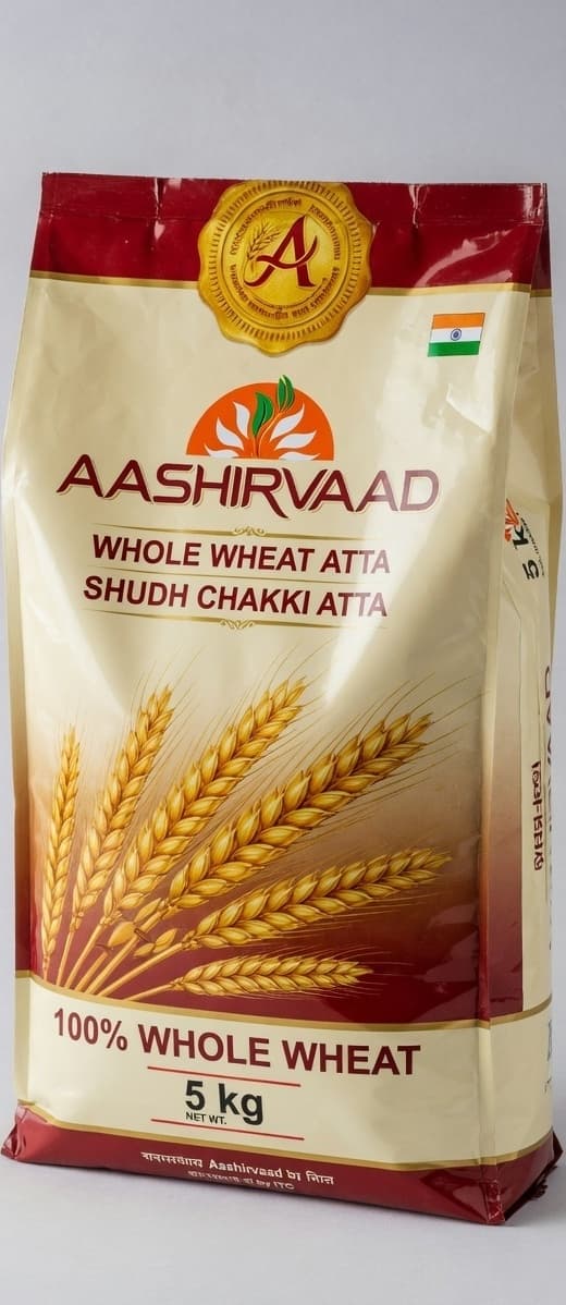 5 kg whole wheat atta pack used in the sample inspection